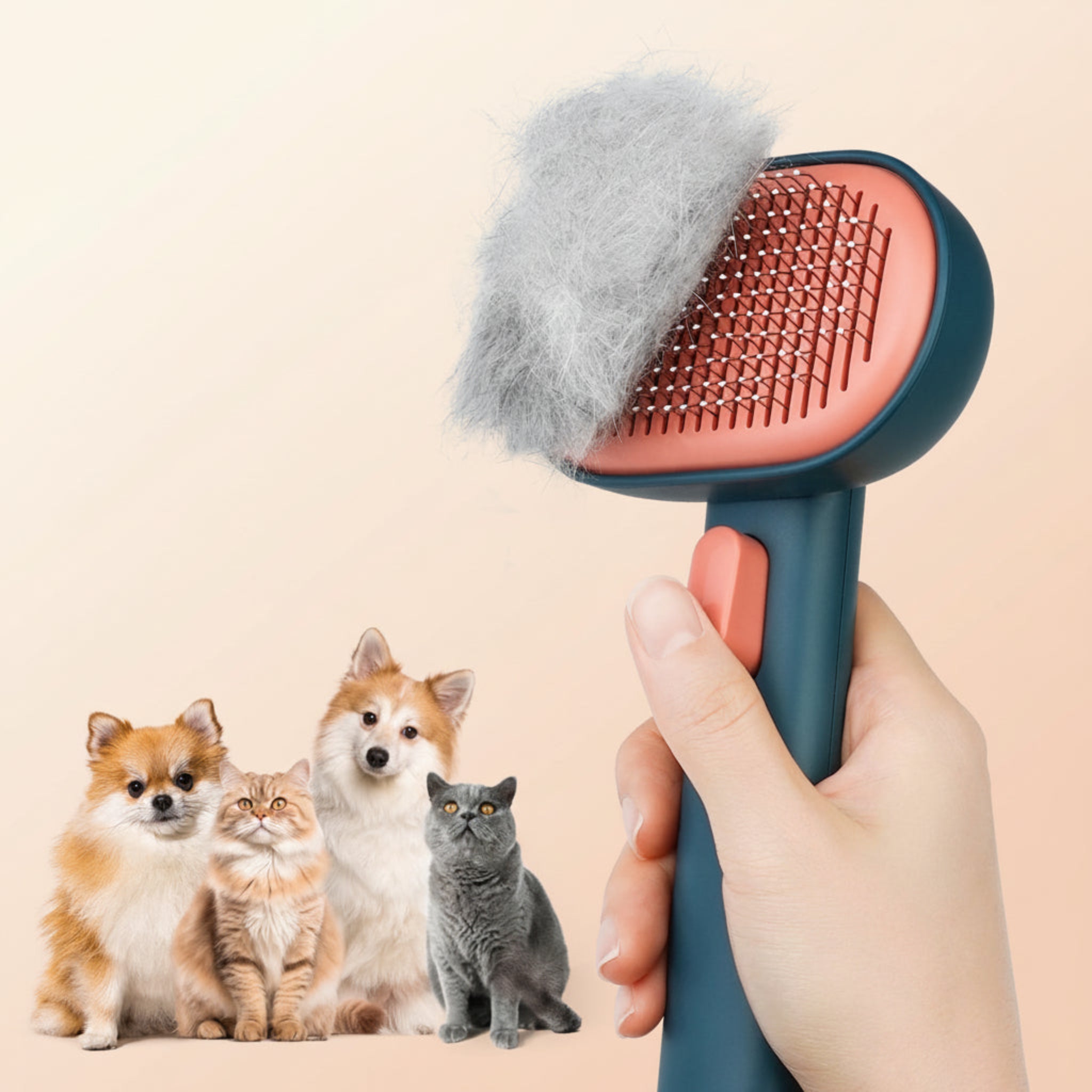 FurEase cleaning brush