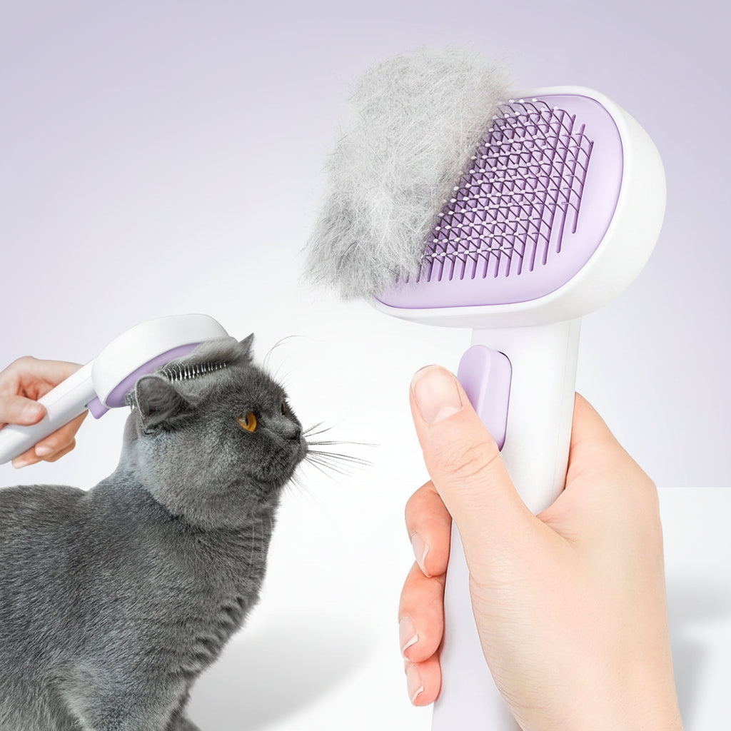 FurEase cleaning brush
